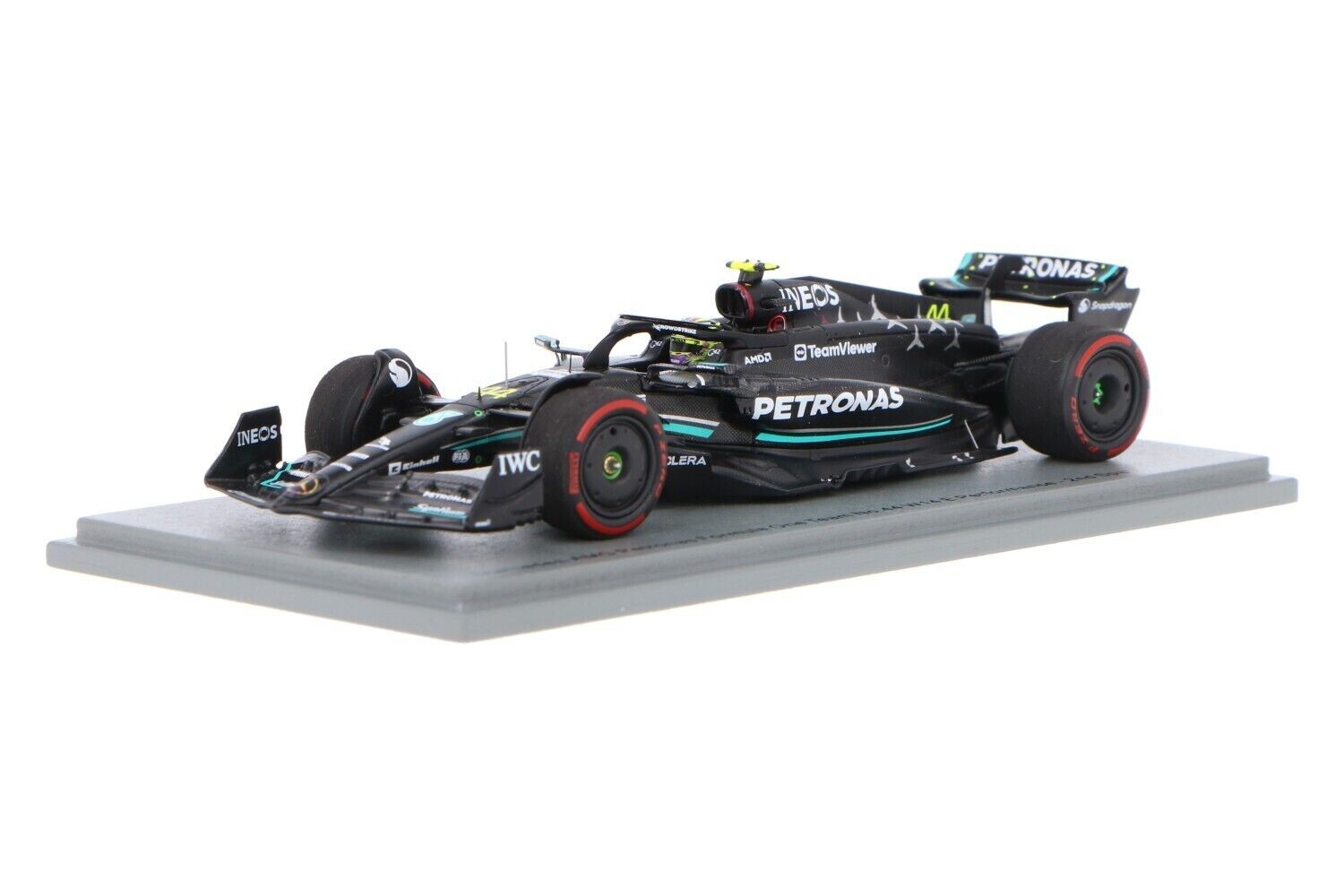 Mercedes F1 W14 Spark 1/43 Hamilton GP Espagne, Modèle Réduit Premium en Résine