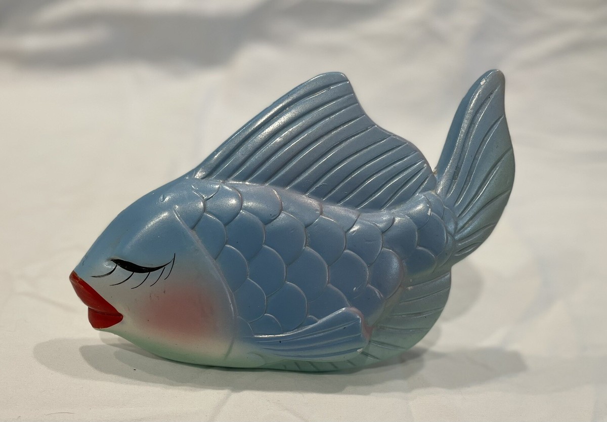 Vintage 1960's Miller Studio Chalkware Plaster Fish Wall