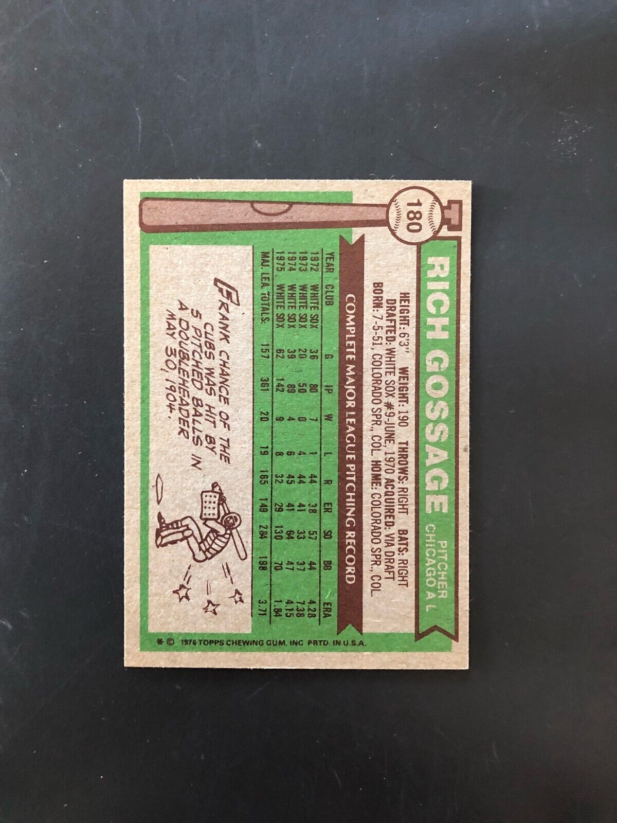 1976 Topps Baseball Cards Pick A Player Singles 1-660 Complete your Set ~SHIP $1 - Picture 119 of 405