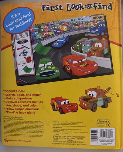 Disney Pixar Cars Book And 2 Decks Of Cars Playing Cards - Bild 2 von 3