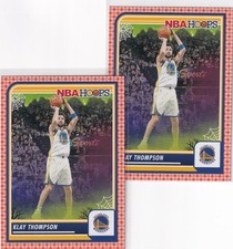 LOT (2) 2023-2024 NBA HOOPS ORANGE KLAY THOMPSON GOLDEN STATE WARRIORS - 311