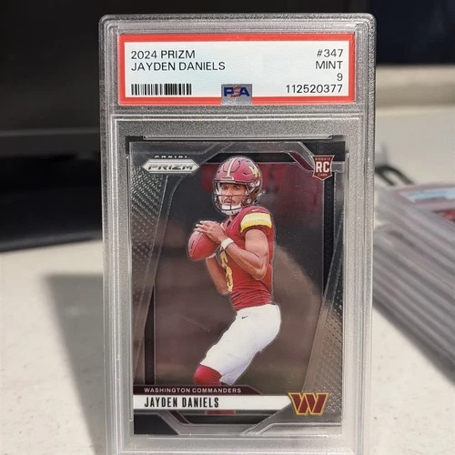 2024 Panini Prizm Rookies Jayden Daniels #347 (RC) PSA 9 MINT
