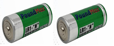 2x PoundMax 910A LR1N Typ MN9100 Alkaline Batterien, 1,5 V, E90, LR1,Lady,AM5