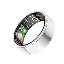 LivUp Smart Ring Health Tracker, Silver Size 7