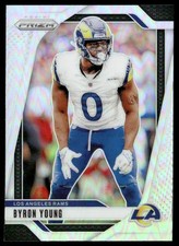 Byron Young 2024 Panini Prizm Silver #170 Los Angeles Rams