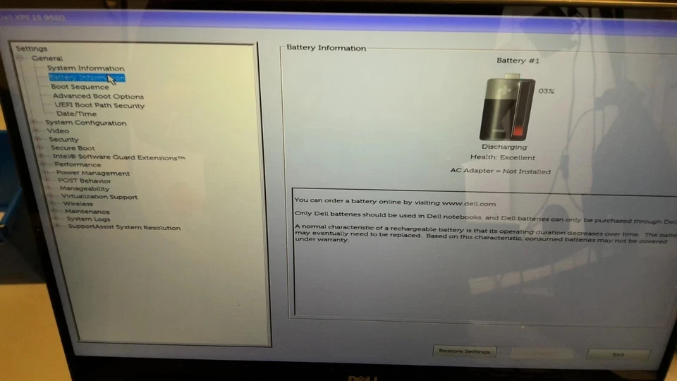 Dell XPS 15 9560 15.6" 4k Touchscreen (1TB SSD, Intel i7, 32GB, GTX 1050) Laptop - Image 4 of 4