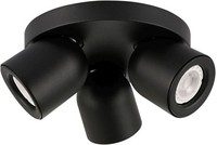 Schwarz Moderne Spot Strahler Reflektor 3X35W/Gu10 IP20 21,5X21,5 [Cm]