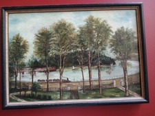 Hudson River School  NY 1850 to 1870s Oil Painting 25 X 18
