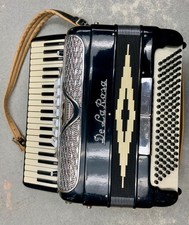 DE LA ROSA Accordion Genuine Ensemble piano buttons keys ready to play