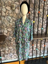 vintage ladies overall House Coat Nylon 10