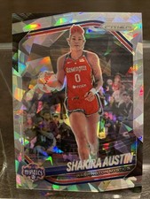 2025 Panini Prizm WNBA Shakira Austin Ice Prizm #81 Mystics