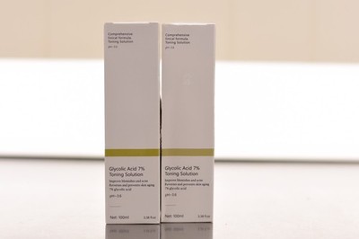 2 Pack Glycolic Acid 7% Toning Resurfacing Solution, Size 100 ML
