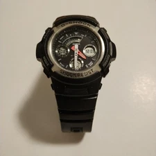 CASIO G-SHOCK Analog Digital Black Silver Watch Battery Replaced Oct 2025