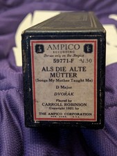 AMPICO Songs My Mother Taught Me 61051 Reproducing Player Piano Roll