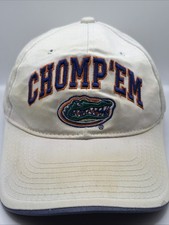 Vintage Florida Gators Chomp Em Hat Zephyr NCAA Adjustable Cap Blue White VTG