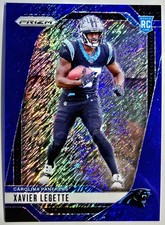 2024 Panini Prizm Xavier Legette RC Rookie Blue Shimmer FOTL /25 #398 🔵✨️