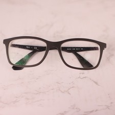 Ray-Ban RB7047 5196 Matte Black Rectangle Eyeglasses Frames 54-17-140mm