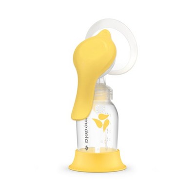 Medela Harmony Manual Breast Pump, Compact Swiss Design 6 Piece Set,