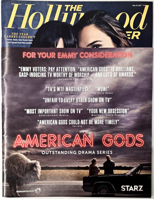 NOS Hollywood Reporter AMERICAN GODS Emmy Voter Promo, Wonder Women May 31, 2017