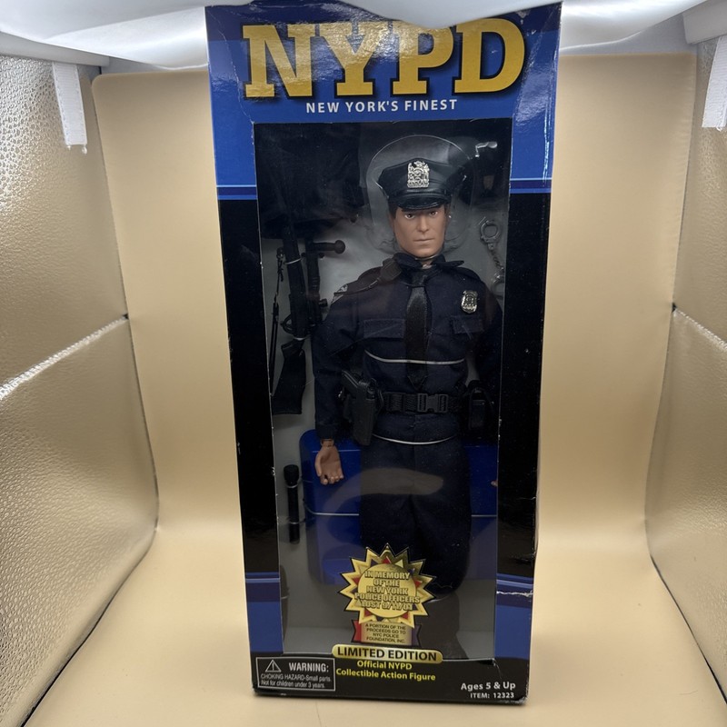 NYPD  12 Inch Doll Memory of 9/11/01 New York’s Finest NIB #22031