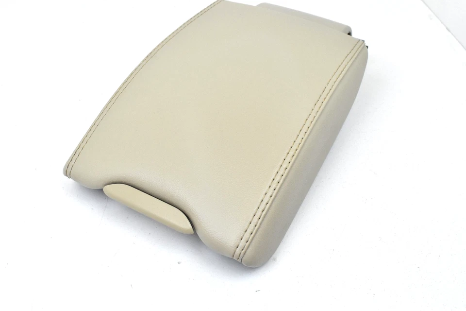 2011-2013 Volvo S60 XC60 Center Console Beige Leather Lid Armrest Assembly OEM - Изображение 3 из 4