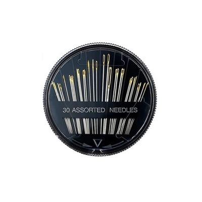 30 X Hand Sewing Needles ASSORTED SIZES EASY THREAD Big Eye - Free Shipping