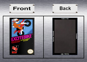 Excitebike Video Game Box Art *NES* High Quality Magnet