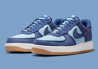 Nike Air Force 1 Low '07 LV8 Denim Navy Men's Blue Sports Sneaker IR0951-400