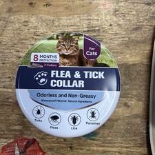 Cat collar Flea and Tick Treatment Waterproof 8 Months Protection Odorless