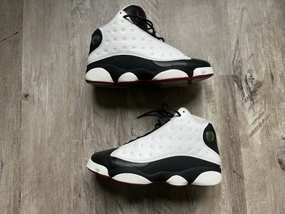 2013 Air Jordan Retro 13 He Got Game White Black Red Size: 9