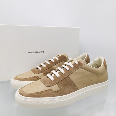 Common Projects - Bball Duo - Tan Leather / Suede Low Top Men s Sneakers EU 40