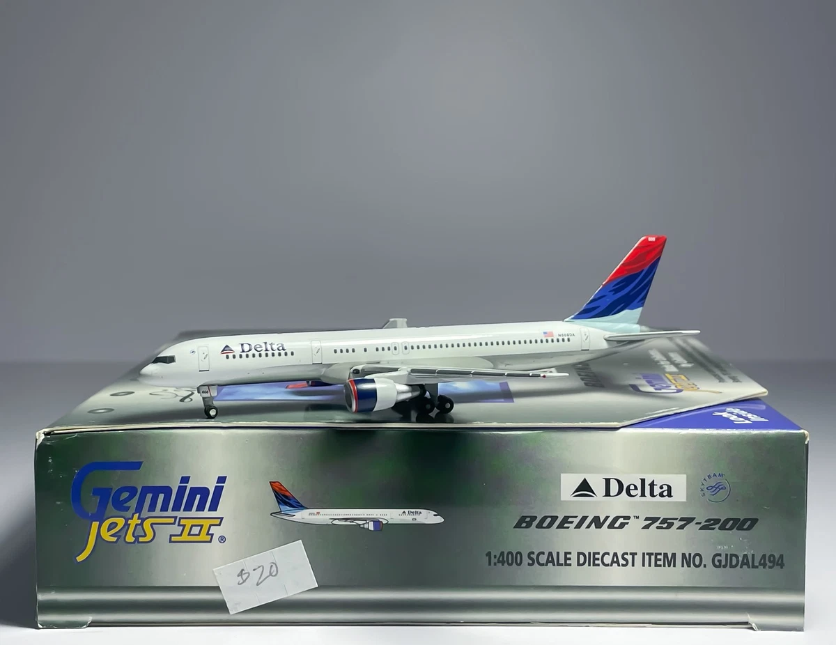 Maquette GeminiJets Boeing 757 TWA échelle 1/200, Diecast, édition Originale 2009