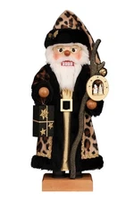 New for 2025 - Ulbricht Leopard Print Santa - German Nutcracker #0-884