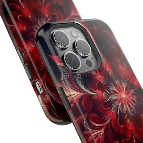 Floral Magnetic Tough Case, Stylish Phone Cover, Unique Gift, Protective Case - 第 71/129 張圖片