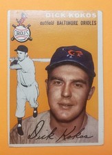 1954 Topps Set-Break #106 Dick Kokos Baltimore Orioles **No creases**
