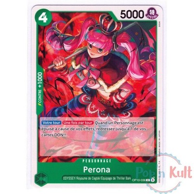 One Piece Card Game Karte OP10-036 C Perona [FR] TCG OP10 Near Mint