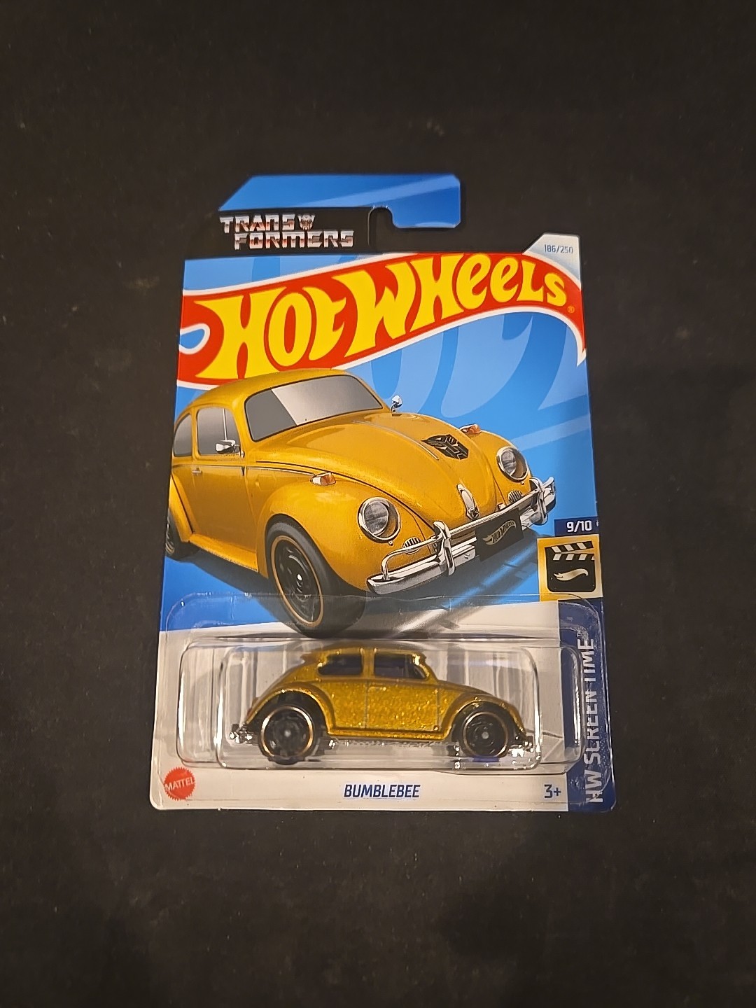 Hot Wheels 2024 Screen Time Bumblebee Gold VW Bug Transformers Diecast 1:64