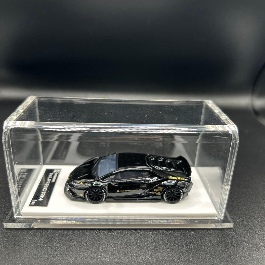 Lamborghini Huracan Liberty Walk 1/64 black #8ef751