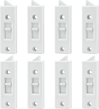 8 Pcs Window Latch Locks Spring Loaded Window Tilt Latch Replacement Part by ,Vi