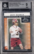 2000 DONRUSS PREF. GRADED SERIES 1 OF 1125 #26 JEFF GEORGE BGS 9