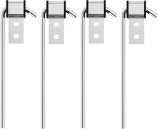4-pcs Heavy Duty Exhaust Hanger Rods 38 X 10 Universal Muffler Hangers