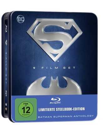 Batman Superman Anthology Limitierte Tin-Box Bluray Edition Amazon exklusiv NEU