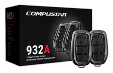 Compustar Cs932a 1-way Car Security System Alarm Keyless Entry Shock Tilt Sensor