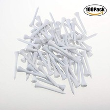 Izzo Golf Wood Tees 2 1/8 White 100 count 