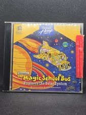 The Magic School Bus Explores The Solar System PC CD-ROM Game 1994 Scholastic
