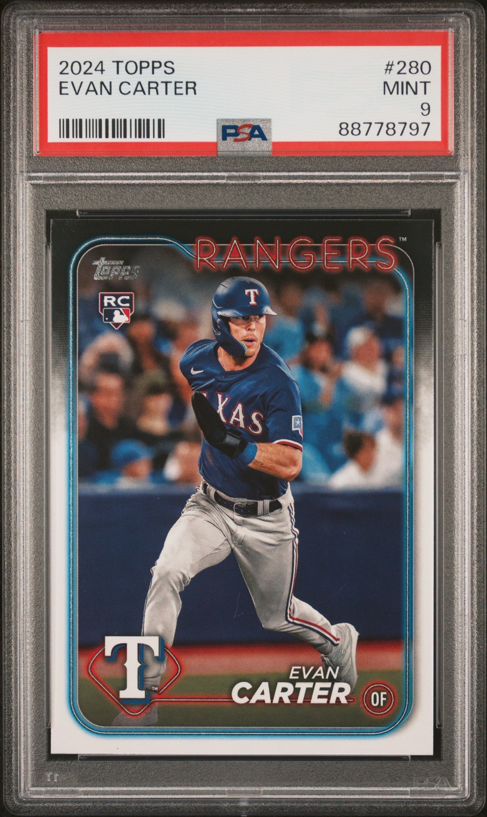 2024 TOPPS #280 EVAN CARTER PSA 9