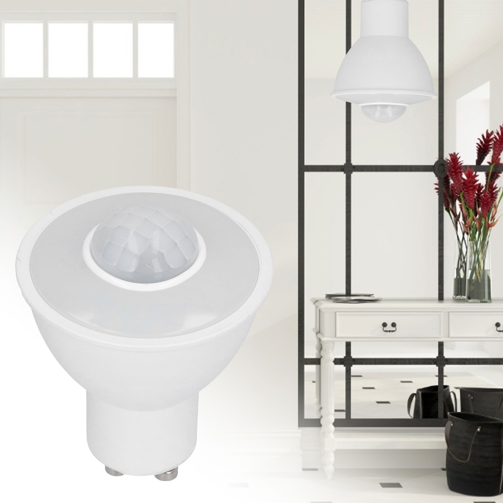GU10 Light Bulb Infrared Human Induction Replacement Bulb For Ceiling Corridor