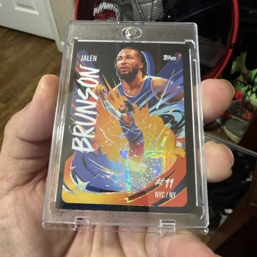 2024-25 Topps Chrome Jalen Brunson Ultra Violet All-Stars SSP Knicks