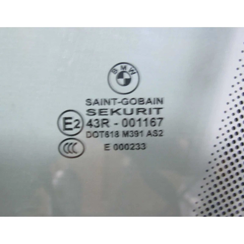 2007-2013 BMW E93 3-Series Convertible Cabrio Left Front Drivers Window Glass OE — 第 2/2 张图片