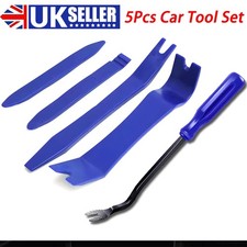 5Pcs Car Trim Removal Kit Door Panel Fastener Auto Dashboard Plastic Tool Set UK